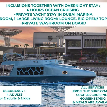 Overnight Super Yacht - Orchid Dubai Exterior photo